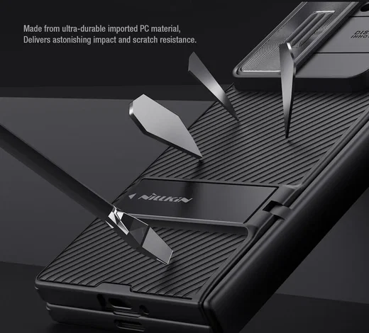 Nillkin CamShield Samsung Galaxy Z Fold 6 Hoesje met Kickstand Groen afbeelding 12