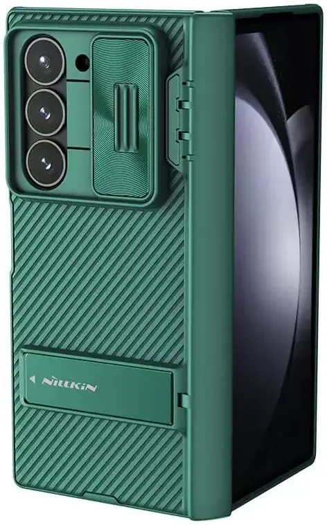 Nillkin CamShield Samsung Galaxy Z Fold 6 Hoesje met Kickstand Groen afbeelding 2