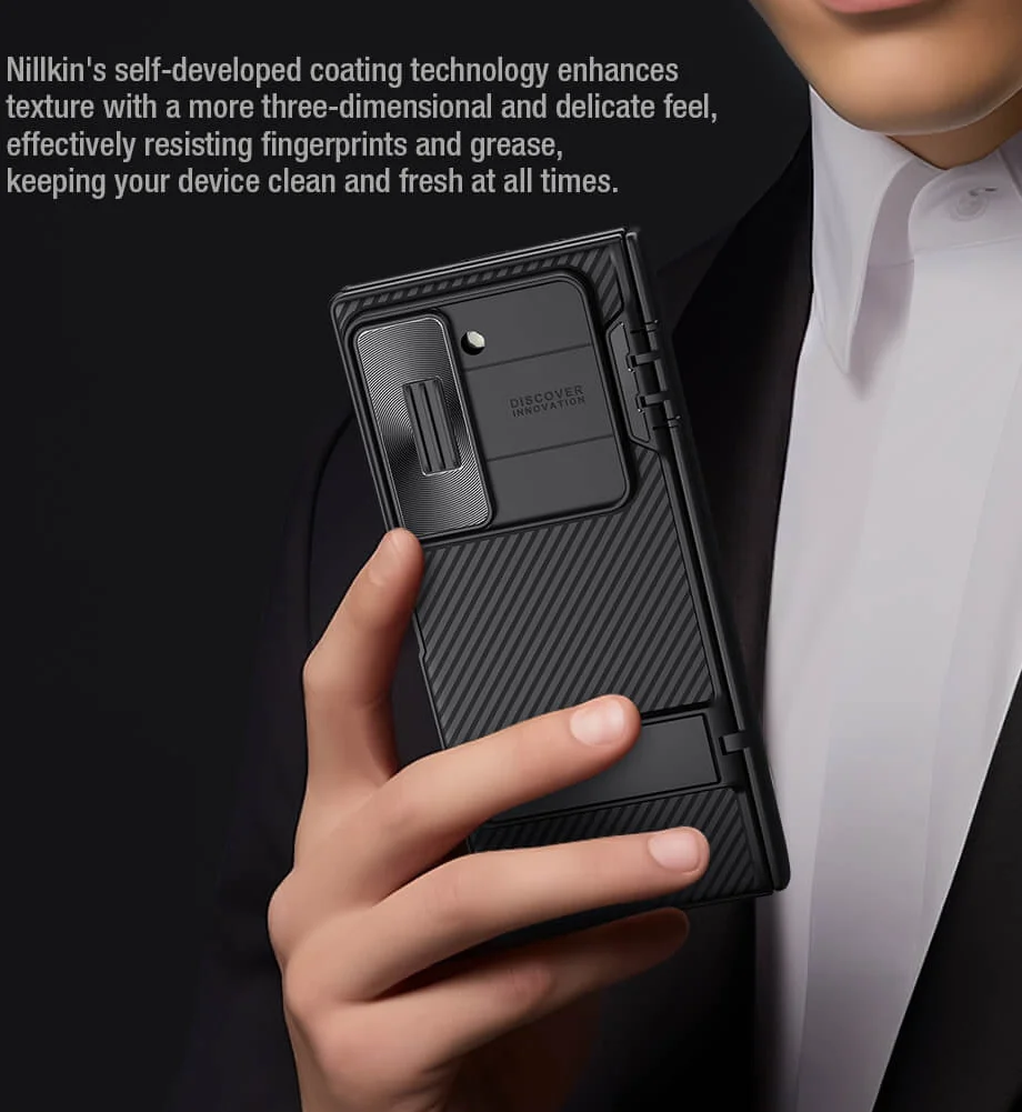 Nillkin CamShield Samsung Galaxy Z Fold 6 Hoesje met Kickstand Groen afbeelding 9