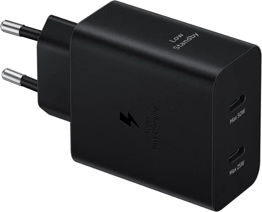 Originele Samsung 50W Power Adapter Duo met USB-C Kabel 1.8 Meter 5A Zwart afbeelding 2