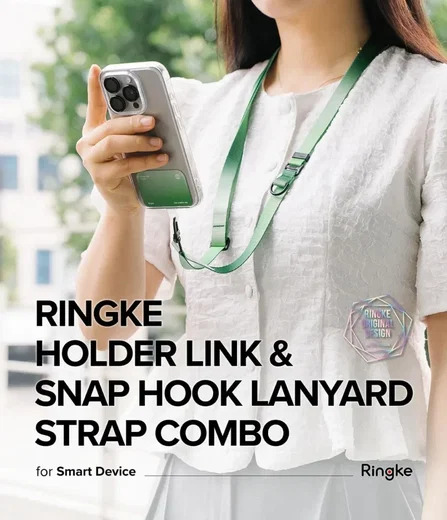 Ringke Holder Link & Snap Hook Lanyard Strap - Telefoonkoord Forest afbeelding 10