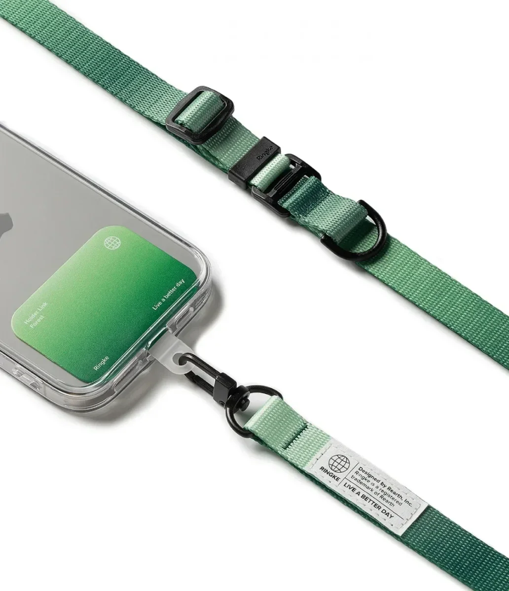 Ringke Holder Link & Snap Hook Lanyard Strap - Telefoonkoord Forest afbeelding 2
