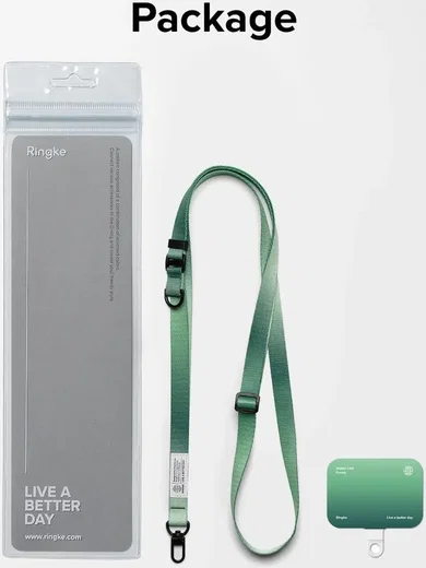 Ringke Holder Link & Snap Hook Lanyard Strap - Telefoonkoord Forest afbeelding 9