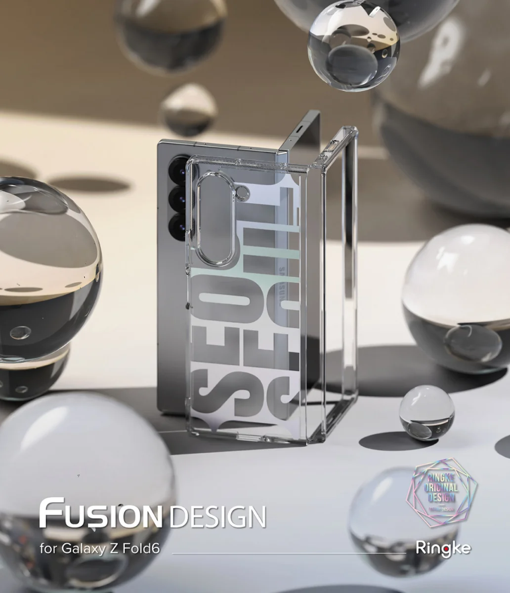 Ringke Fusion Design Samsung Galaxy Z Fold 6 Hoesje Back Cover Dry Flowers afbeelding 10