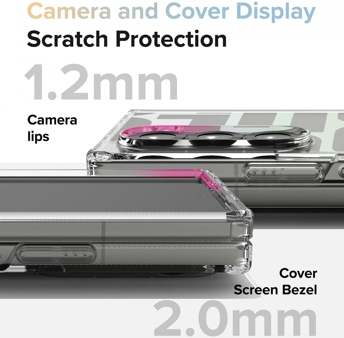 Ringke Fusion Design Samsung Galaxy Z Fold 6 Hoesje Back Cover Dry Flowers afbeelding 9