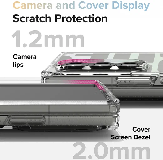 Ringke Fusion Design Samsung Galaxy Z Fold 6 Hoesje Back Cover Dry Flowers afbeelding 9