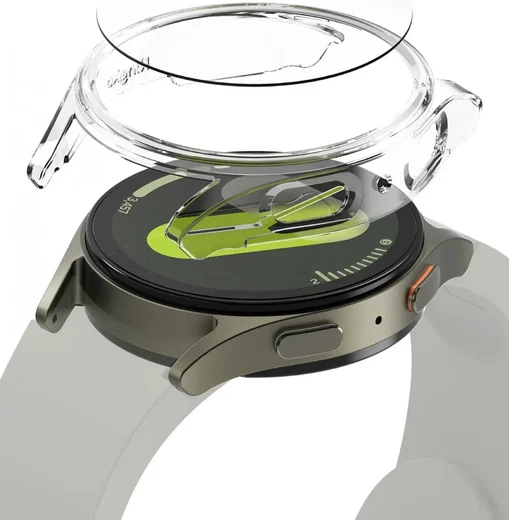 Ringke Slim Hoesje + Tempered Glass - Samsung Galaxy Watch 7 40MM - Transparant afbeelding 1