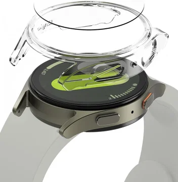 Ringke Slim Hoesje + Tempered Glass - Samsung Galaxy Watch 7 40MM - Transparant