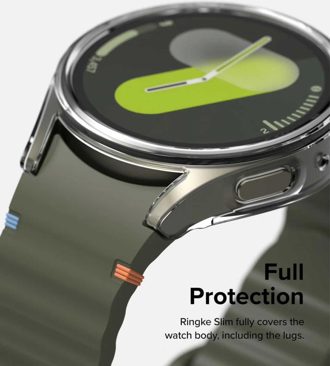 Ringke Slim Hoesje + Tempered Glass - Samsung Galaxy Watch 7 40MM - Transparant afbeelding 7