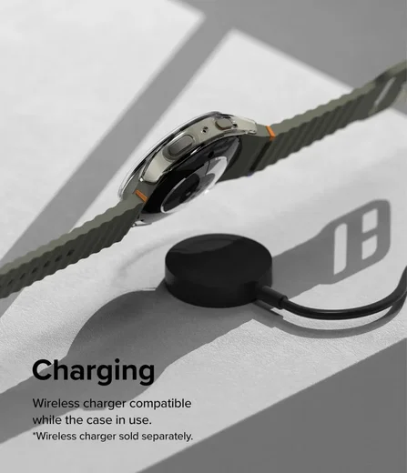 Ringke Slim Hoesje + Tempered Glass - Samsung Galaxy Watch 7 40MM - Transparant afbeelding 10