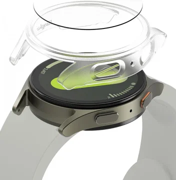 Ringke Slim Hoesje + Tempered Glass - Samsung Galaxy Watch 7 40MM - Matte Clear