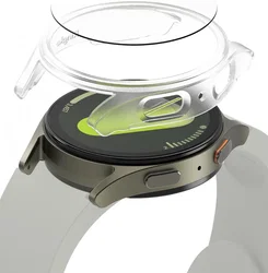Ringke Slim Hoesje + Tempered Glass - Samsung Galaxy Watch 7 40MM - Matte Clear afbeelding