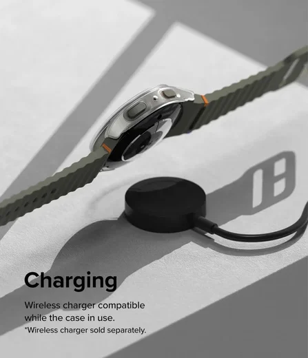 Ringke Slim Hoesje + Tempered Glass - Samsung Galaxy Watch 7 40MM - Matte Clear afbeelding 10