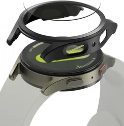Ringke Slim Hoesje + Tempered Glass - Samsung Galaxy Watch 7 40MM - Zwart afbeelding