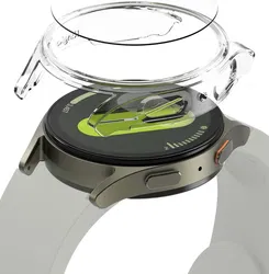 Ringke Slim Hoesje + Tempered Glass - Samsung Galaxy Watch 7 44MM - Transparant afbeelding