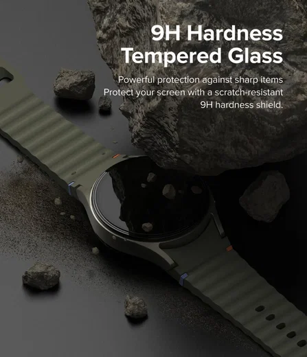 Ringke Slim Hoesje + Tempered Glass - Samsung Galaxy Watch 7 44MM - Transparant afbeelding 7