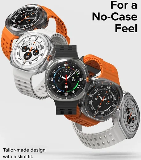 Ringke Slim Hoesje + Tempered Glass - Samsung Galaxy Watch Ultra - Transparant afbeelding 7