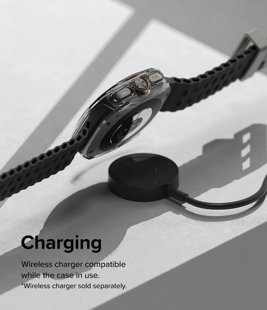 Ringke Slim Hoesje + Tempered Glass - Samsung Galaxy Watch Ultra - Transparant afbeelding 10
