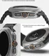 Ringke Slim Hoesje + Tempered Glass - Samsung Galaxy Watch Ultra - Matte Clear afbeelding 9
