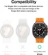 Ringke Slim Hoesje + Tempered Glass - Samsung Galaxy Watch Ultra - Matte Zwart afbeelding 2