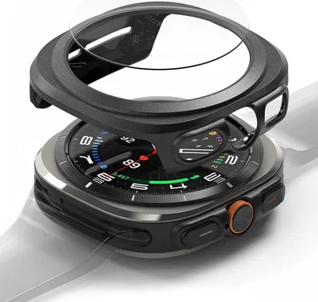 Ringke Slim Hoesje + Tempered Glass - Samsung Galaxy Watch Ultra - Zwart