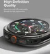 Ringke Slim Hoesje + Tempered Glass - Samsung Galaxy Watch Ultra - Zwart afbeelding 7