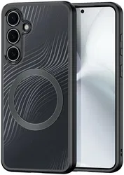 Dux Ducis Aimo Samsung Galaxy S24 FE Hoesje MagSafe Back Cover Zwart afbeelding