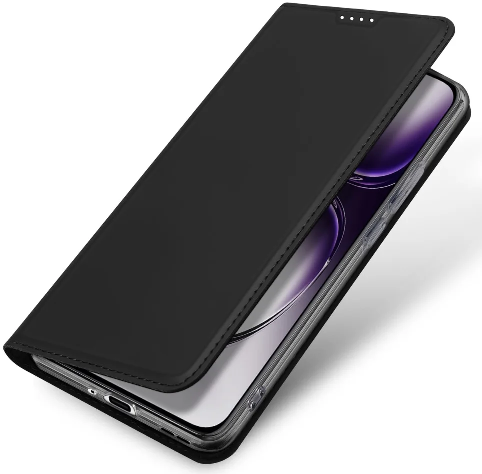 Dux Ducis Skin Pro Oppo Reno 12 Hoesje Portemonnee Zwart afbeelding 1