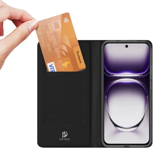 Dux Ducis Skin Pro Oppo Reno 12 Hoesje Portemonnee Zwart afbeelding 2