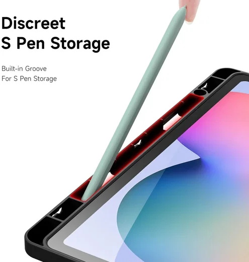 Dux Ducis Magi Samsung Galaxy Tab S6 Lite (2024/2022/2020) Hoes Book Case Zwart afbeelding 10