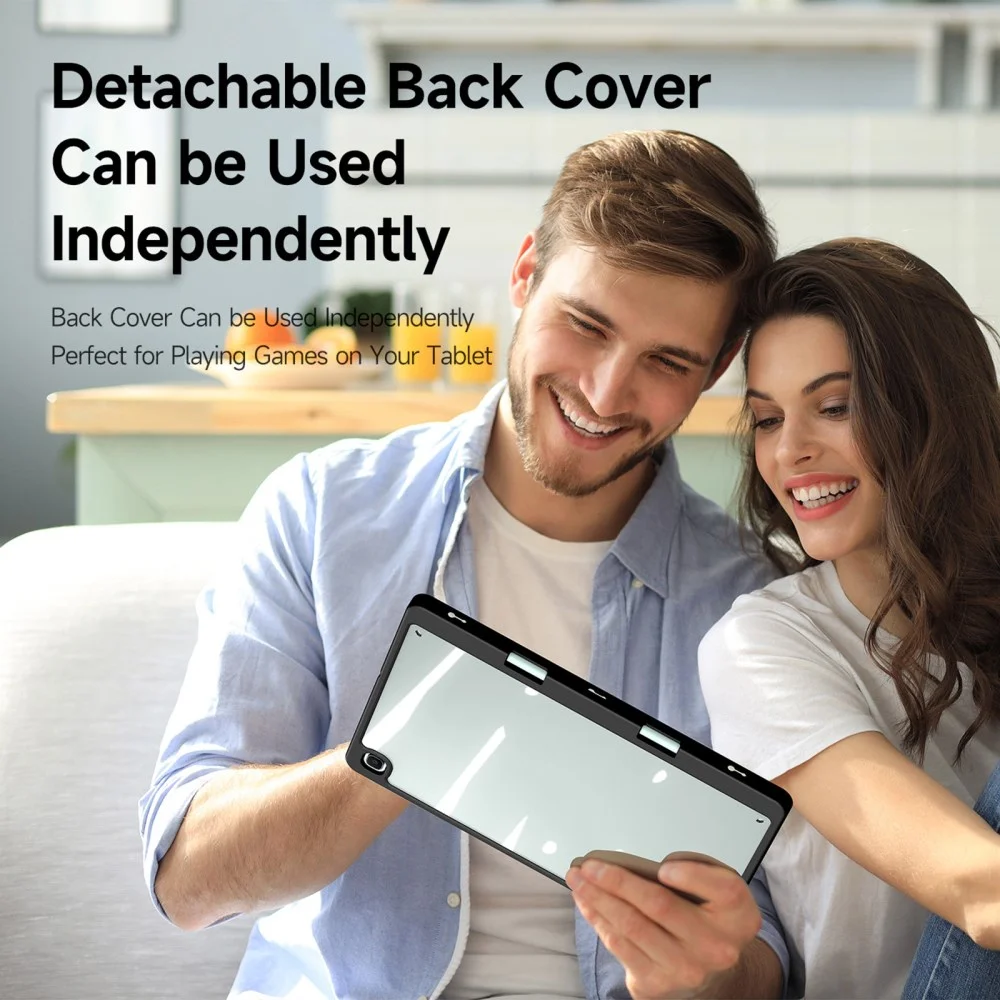 Dux Ducis Magi Samsung Galaxy Tab S6 Lite (2024/2022/2020) Hoes Book Case Zwart afbeelding 4