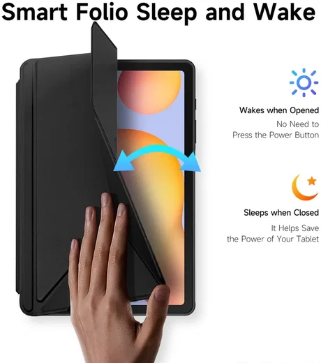 Dux Ducis Magi Samsung Galaxy Tab S6 Lite (2024/2022/2020) Hoes Book Case Zwart afbeelding 5