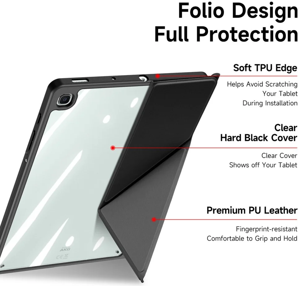 Dux Ducis Magi Samsung Galaxy Tab S6 Lite (2024/2022/2020) Hoes Book Case Zwart afbeelding 8