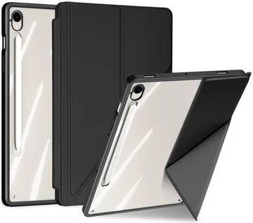 Dux Ducis Magi Samsung Tab S10 Lite / S10 FE S9 (FE) Hoes V-Fold Book Case Zwart