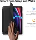 Dux Ducis Magi Samsung Tab S10 Lite / S10 FE S9 (FE) Hoes V-Fold Book Case Zwart afbeelding 3