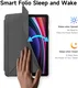Dux Ducis Magi Samsung Tab S10 Lite / S10 FE S9 (FE) Hoes V-Fold Book Case Grijs afbeelding 3