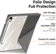 Dux Ducis Magi Samsung Tab S10 Lite / S10 FE S9 (FE) Hoes V-Fold Book Case Grijs afbeelding 9