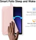 Dux Ducis Magi Samsung Tab S10 Lite / S10 FE S9 (FE) Hoes V-Fold Book Case Roze afbeelding 3