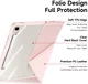 Dux Ducis Magi Samsung Tab S10 Lite / S10 FE S9 (FE) Hoes V-Fold Book Case Roze afbeelding 9