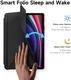 Dux Ducis Magi Samsung Tab S9 Plus / S9 FE Plus Hoes V-Fold Book Case Zwart afbeelding 3