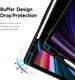 Dux Ducis Magi Samsung Tab S9 Plus / S9 FE Plus Hoes V-Fold Book Case Zwart afbeelding 4