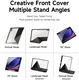 Dux Ducis Magi Samsung Tab S9 Plus / S9 FE Plus Hoes V-Fold Book Case Zwart afbeelding 8