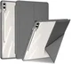 Dux Ducis Magi Samsung Tab S9 Plus / S9 FE Plus Hoes V-Fold Book Case Grijs afbeelding 1