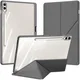 Dux Ducis Magi Samsung Tab S9 Plus / S9 FE Plus Hoes V-Fold Book Case Grijs afbeelding 2