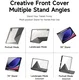 Dux Ducis Magi Samsung Tab S9 Plus / S9 FE Plus Hoes V-Fold Book Case Grijs afbeelding 4