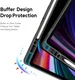 Dux Ducis Magi Samsung Tab S9 Plus / S9 FE Plus Hoes V-Fold Book Case Grijs afbeelding 5