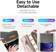 Dux Ducis Magi Samsung Tab S9 Plus / S9 FE Plus Hoes V-Fold Book Case Grijs afbeelding 7