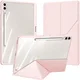 Dux Ducis Magi Samsung Tab S9 Plus / S9 FE Plus Hoes V-Fold Book Case Roze afbeelding 2