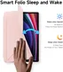 Dux Ducis Magi Samsung Tab S9 Plus / S9 FE Plus Hoes V-Fold Book Case Roze afbeelding 3