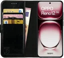 Rosso Element Oppo Reno 12 Hoesje Book Case Wallet Zwart